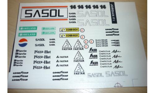 1/20 - Varios 1990 Jordan F1